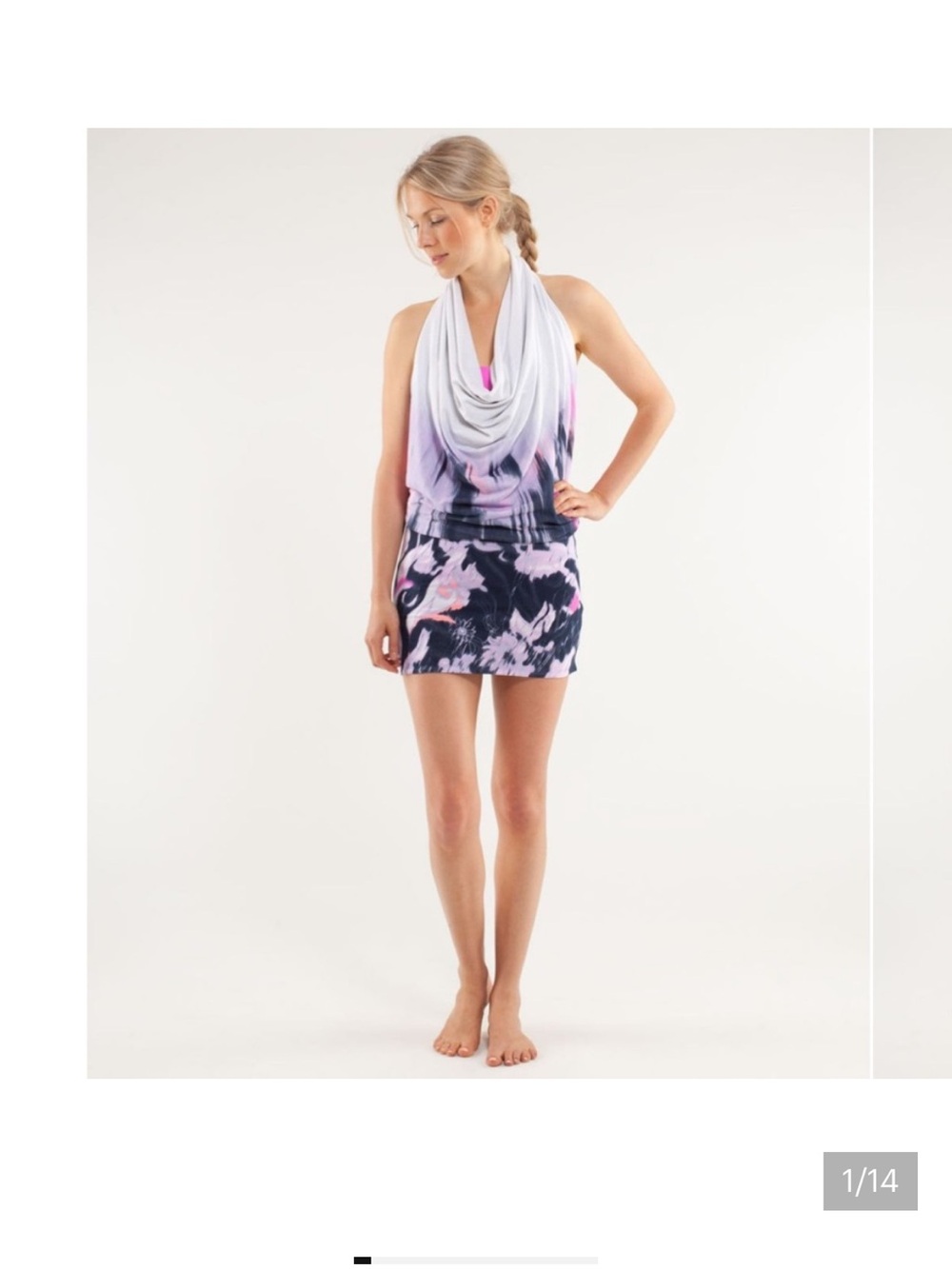 Lululemon Covers It All Women’s Dress - Pink and Navy reversible and Versatile